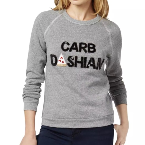 Bow and Drape Carb Dashian sweatshirt